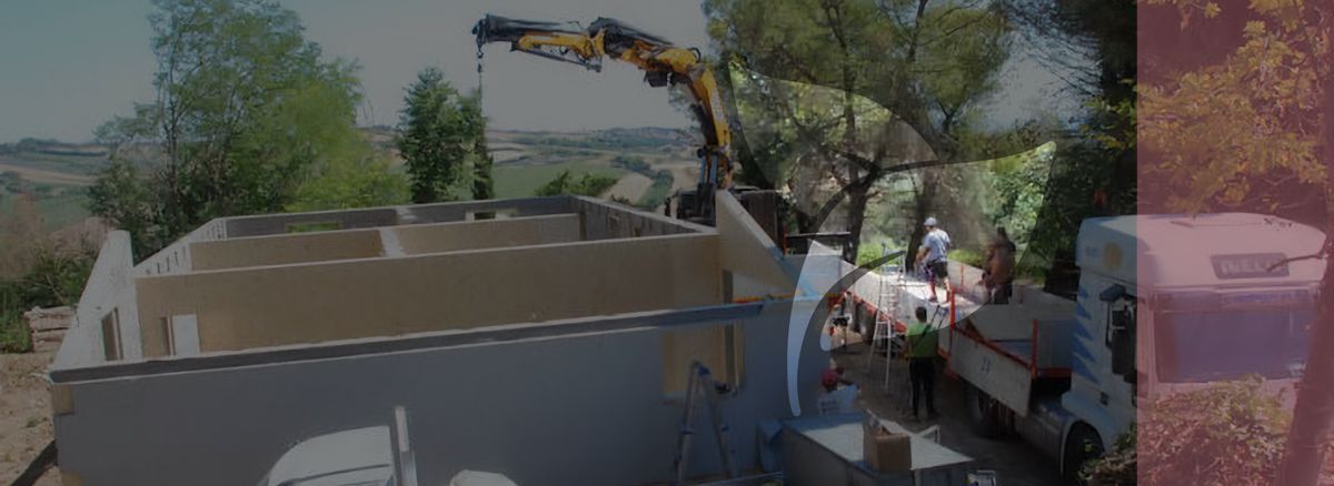Bouwproces van een prefab woning